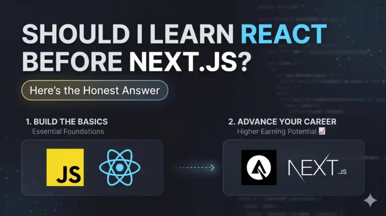 Should I Learn React Before Next.js?